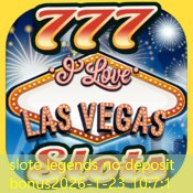 sloto legends no deposit bonus