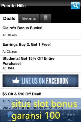 situs slot bonus garansi 100